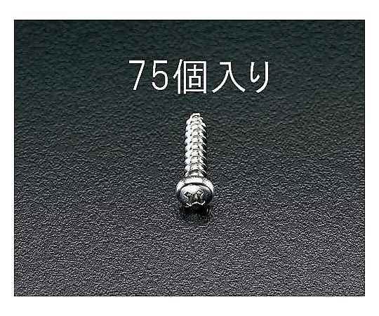 4x16mm 鍋頭タッピングビス(ｽﾃﾝﾚｽ製/75本)