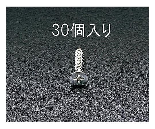 5x30mm 皿頭タッピングビス(ｽﾃﾝﾚｽ製/30個)