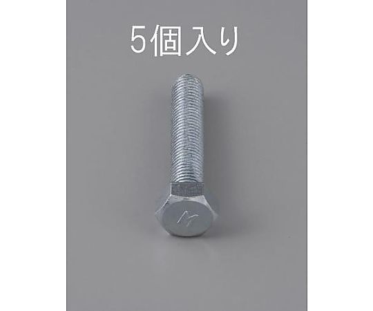M10x55mm [細目]六角頭全ねじボルト(5本)