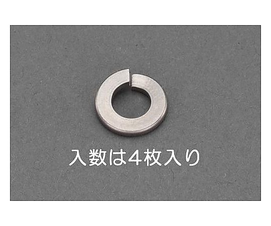 M6 スプリングワッシャー(ﾁﾀﾝ/4枚)