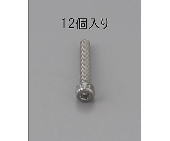 M6 x 25mm 六角穴付ボルト(ｽﾃﾝﾚｽ製/12本)