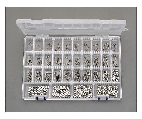 UNC No2-1/4 皿小ねじ･ナットｾｯﾄ(ｽﾃﾝﾚｽ製)