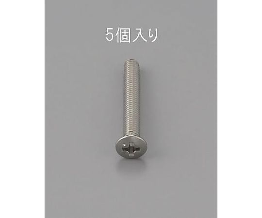 M4 x40mm 丸皿頭小ねじ(ｽﾃﾝﾚｽ製/5本)