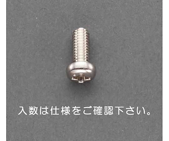 M2  x 6mm 鍋頭小ねじ(真鍮/110本)