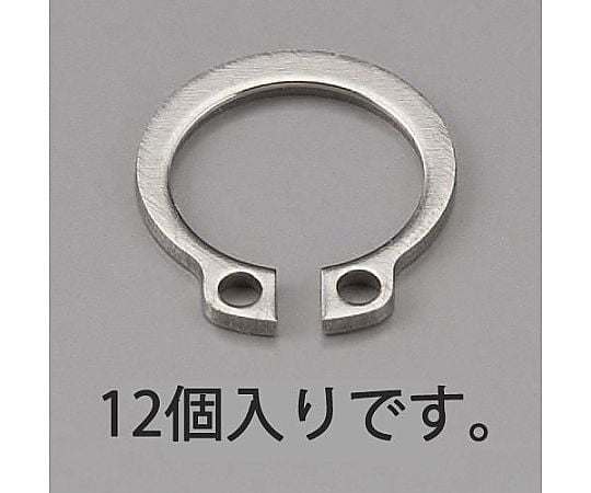 10mm 軸用スナップリング(ｽﾃﾝﾚｽ製/12個)