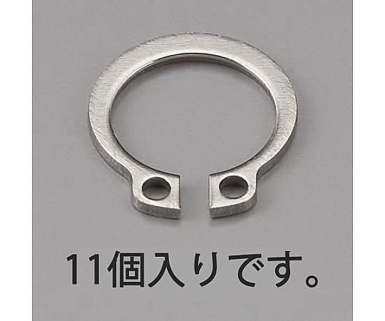 12mm 軸用スナップリング(ｽﾃﾝﾚｽ製/11個)
