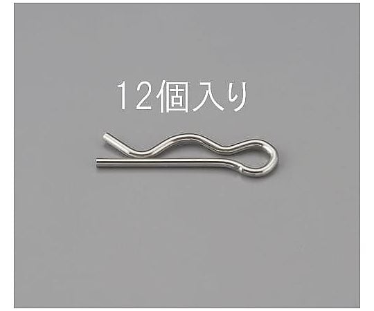 1.6x27.7mm/M8 スナップピン(ｽﾃﾝﾚｽ製/12本)