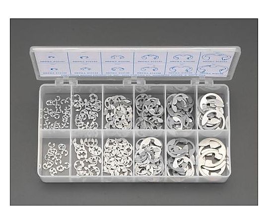 1/8"- 7/8" Ｅ型クリップセット(ｲﾝﾁｻｲｽﾞ)