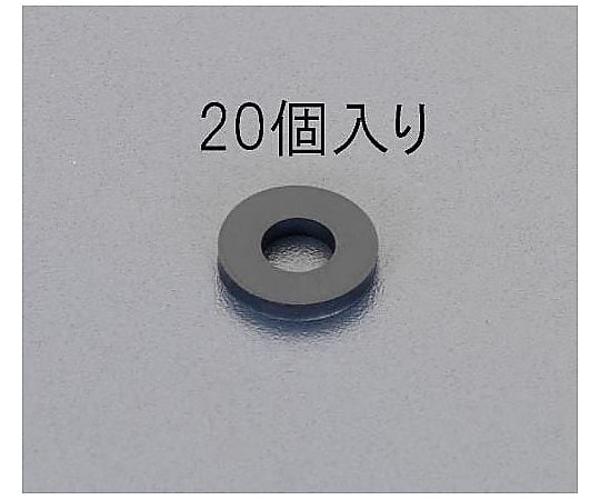 22x10x2.0mm/M10 ゴム平パッキン(20枚)