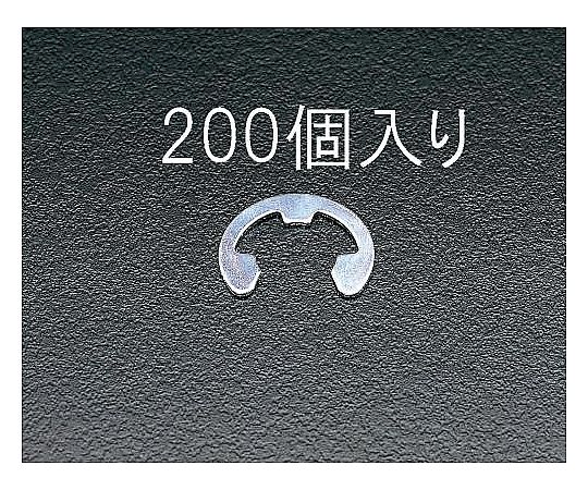 2.5mm Ｅ リング(三価ｸﾛﾒｰﾄ/200個)
