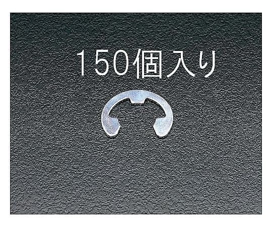 4.0mm Ｅ リング(三価ｸﾛﾒｰﾄ/150個)