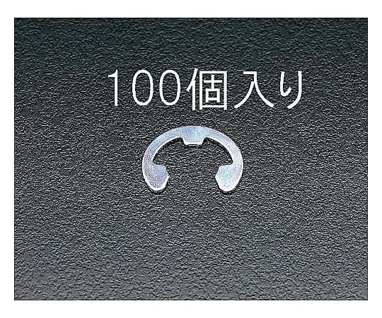 6.0mm Ｅ リング(三価ｸﾛﾒｰﾄ/100個)