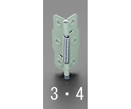 65x 23mm 丁番(片開/ｽﾌﾟﾘﾝｸﾞ入/ｽﾁｰﾙ製)