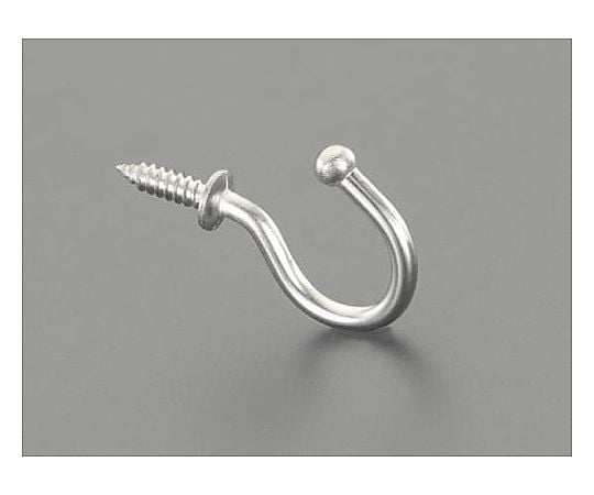 φ2.7x 17mm フック・ねじ付(ｽﾃﾝﾚｽ製/2本)