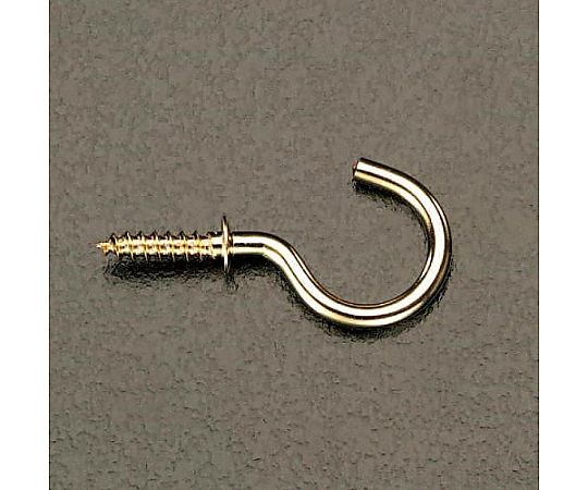 φ2.2x16mm ねじ込フック(真鍮製/6個)