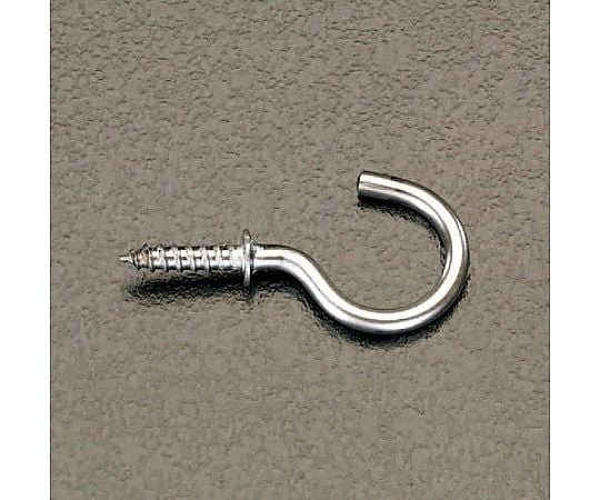 φ2.4x20mm ねじ込フック(ｽﾃﾝﾚｽ製/5本)