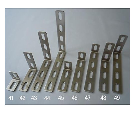 25x 50x16mm 長穴金折(ｽﾃﾝﾚｽ製/2個)