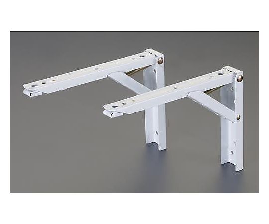 198x135x31mm折畳み棚受け/ﾜﾝﾀｯﾁ式(白/2個)