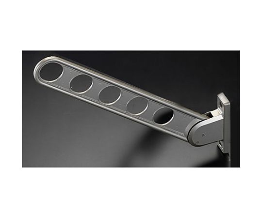 550x160mm 窓壁用物干し(ｱﾙﾐ製/ﾌﾞﾛﾝｽﾞ)