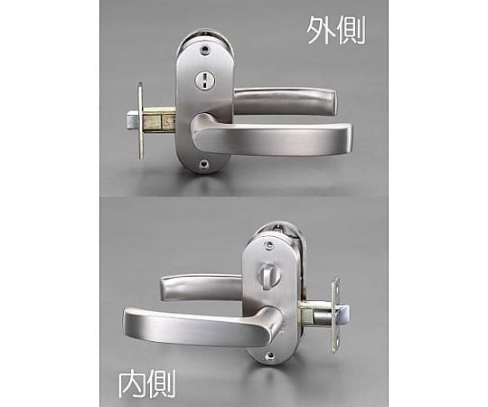 29-45mm/50mm ﾚﾊﾞｰﾊﾝﾄﾞﾙ(間仕切錠/ｼﾙﾊﾞｰ)