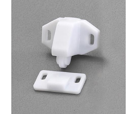 35x21.5mm レバーラッチ(ﾎﾟﾘｴﾁﾚﾝ製/白)