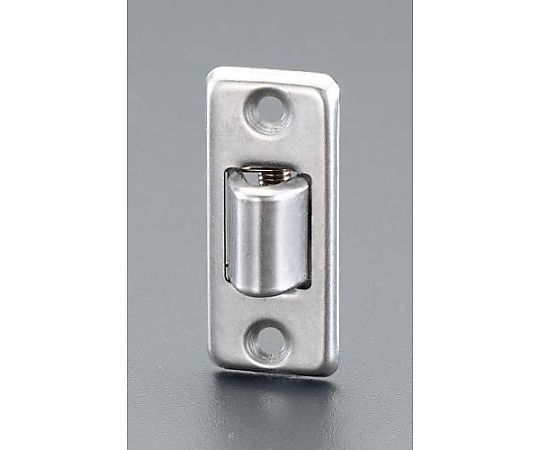 43x18mm 開き戸扉止め(ｽﾃﾝﾚｽ製)