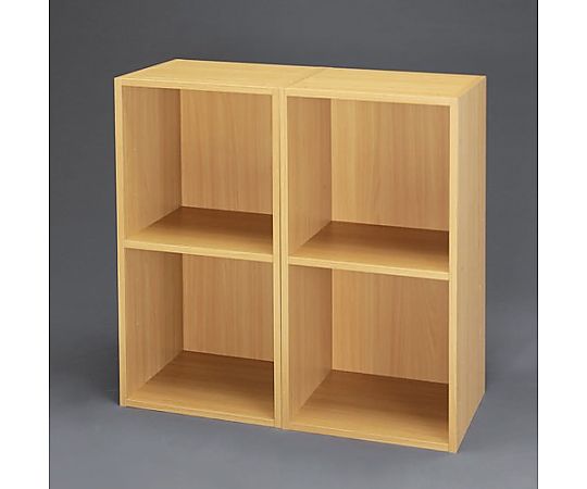 370x300x740mm 木製収納棚(連結式/2個)