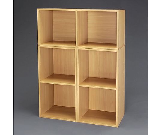 370x300x740mm 木製収納棚(連結式/3個)