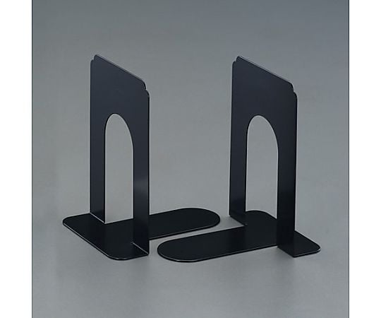 140x185x192mm ブックエンド(ﾌﾞﾗｯｸ/2枚)