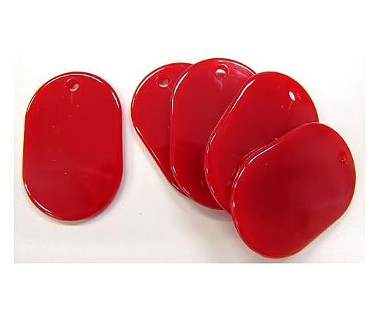 45x30mm アクリルパール板(赤/5枚)