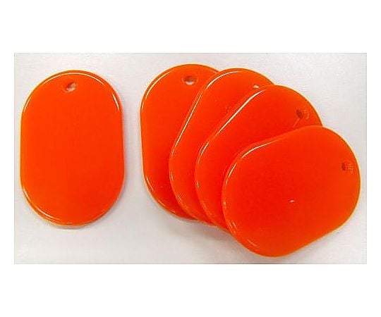 45x30mm アクリルパール板(ｵﾚﾝｼﾞ/5枚)