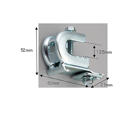78-0989-71 13.5mm ﾌﾞﾗｹｯﾄ・H鋼用下部固定型(30mmﾚｰﾙ) EA970EF