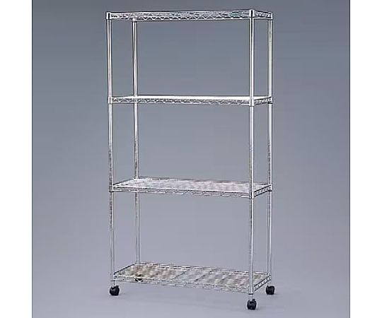 800x350x1490mm メタルラックミニ(ｷｬｽﾀｰ付)