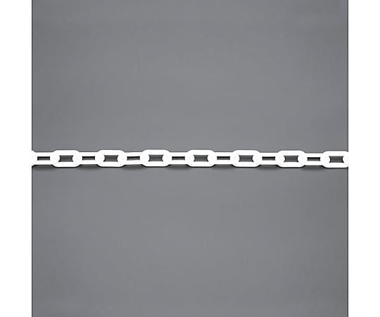 4.0mmx10m プラスチックチェーン(白)