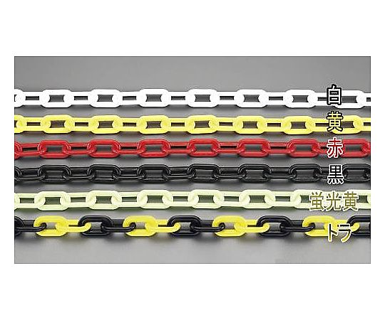 4.0mmx30m プラスチックチェーン(赤)