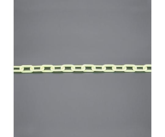 6.0mmx10m プラスチックチェーン(蛍光黄)