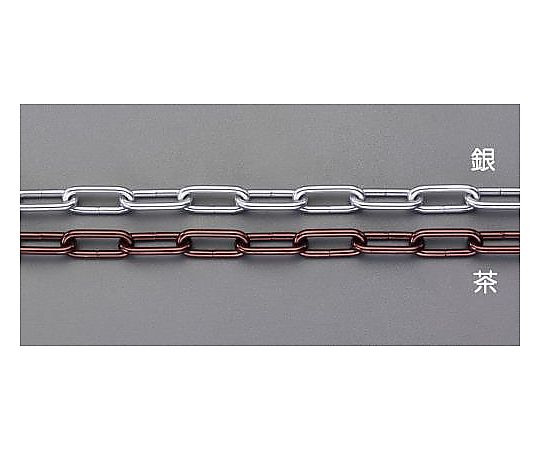 5.0mmx 3m リンクチェーン(ｱﾙﾐ製/ｼﾙﾊﾞｰ)