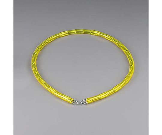 3.0x 600mm ﾘﾝｸﾁｪｰﾝ(ｽﾃﾝﾚｽ製/ﾋﾞﾆｰﾙｶﾊﾞｰ黄)