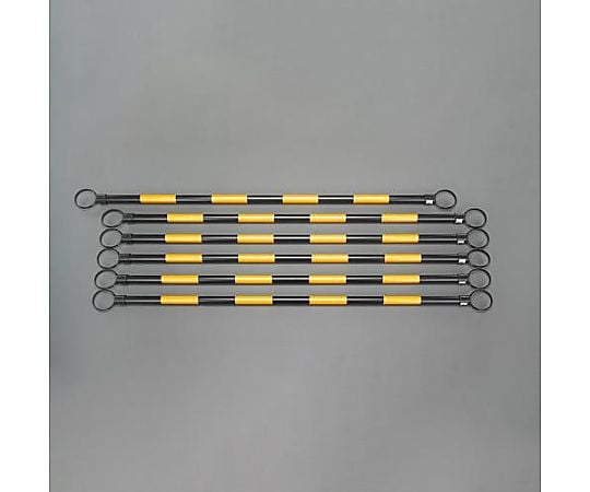 2.0m ガードバー(黄/黒-6本)