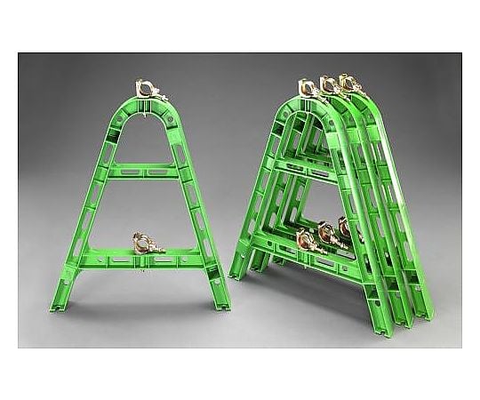 78-1020-53 640x69x800mm 単管バリケード(黄/4個) EA983FV-82A 【AXEL