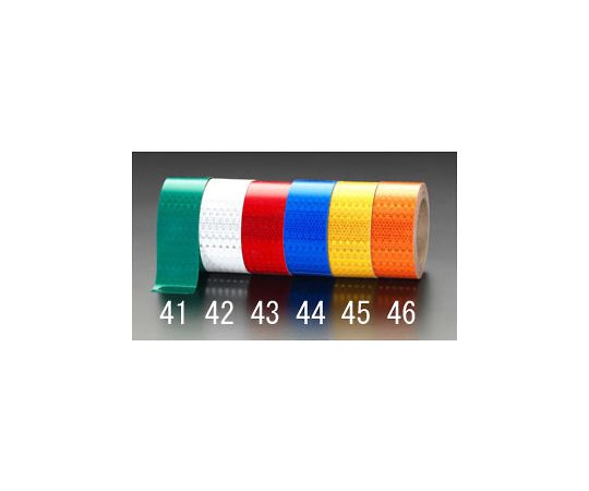 78-1021-41 50mm×9.1mハイレベル反射テープ(橙) EA983G-46 【AXEL