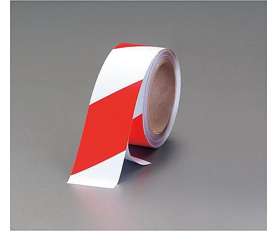 50mmx9.1m 蓄光テープ(赤/白)