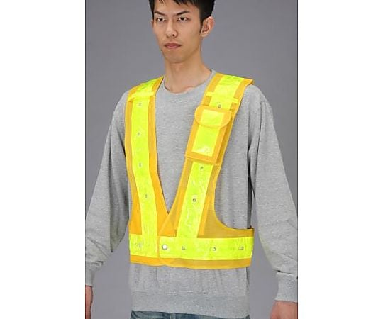 安全ベスト・ＬＥＤ(黄/黄)