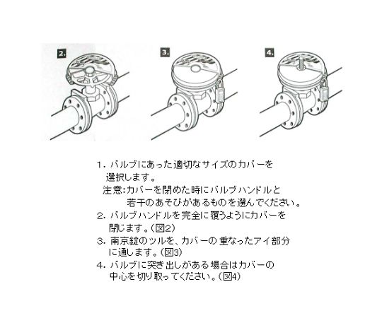 78-1029-57 51-127mm ゲートバルブロックアウト EA983T-12 【AXEL