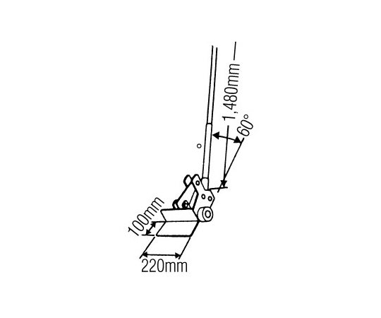 取扱を終了した商品です］600kg/1600mm ユニバーサルローラーバー