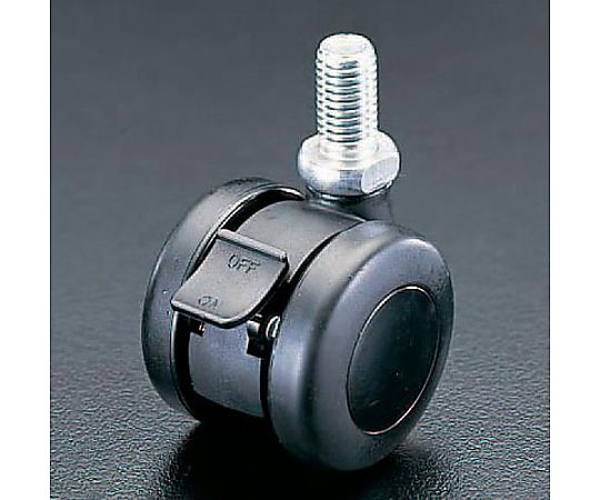 50mm キャスター(ﾂｲﾝﾎｲｰﾙ・ﾌﾞﾚｰｷ付)