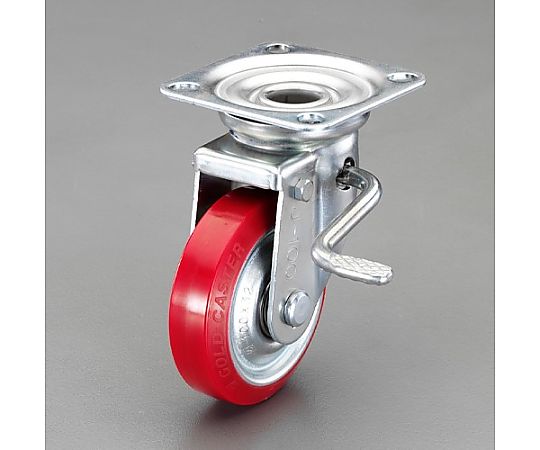 150mm キャスター(自在金具・ﾌﾞﾚｰｷ付)