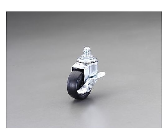 65mm キャスタ-(自在金具･ねじ式･ﾌﾞﾚｰｷ付)