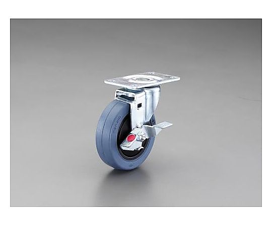 100mm キャスター(自在金具･微音･ﾌﾞﾚｰｷ付)