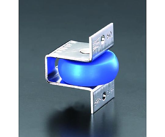 50mm ガイドローラー(ﾅｲﾛﾝ車輪/ｽﾃﾝﾚｽ製)